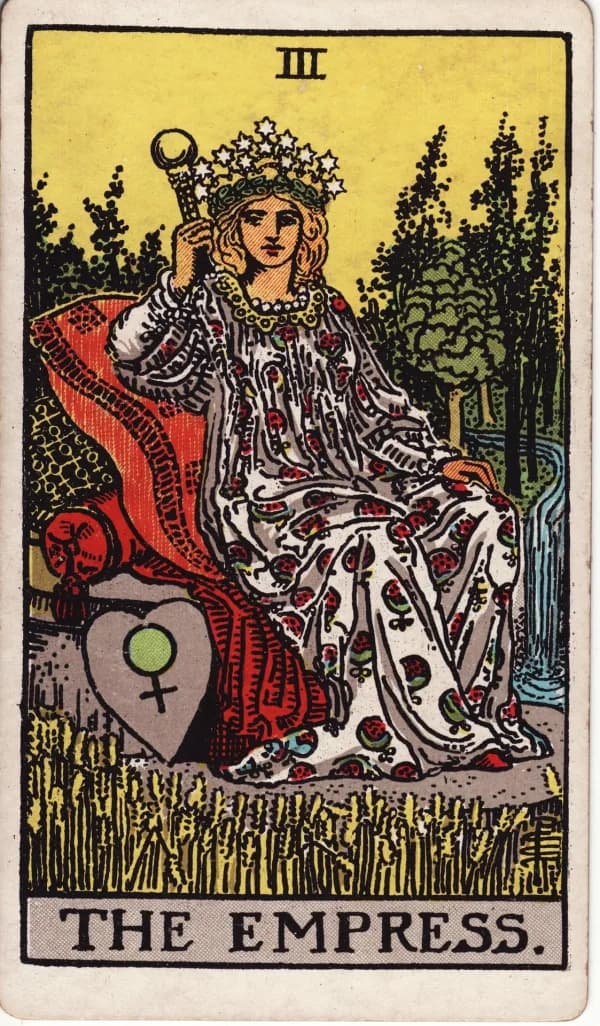 The Empress card from the Rider-Waite-Smith deck