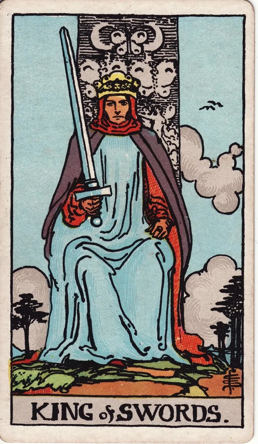 King of Swords from the Rider-Waite-Smith deck